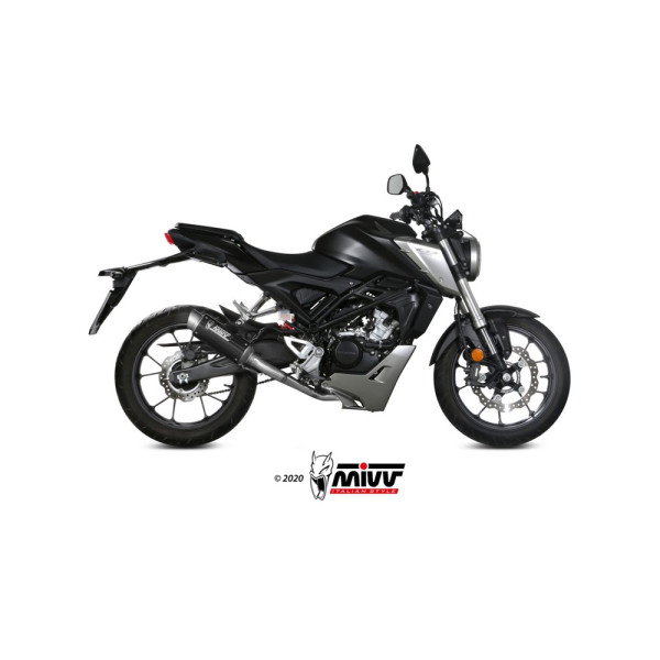 Повний вихлопний колектор (GP Pro) MIVV для Honda CB 125 R (18-20) карбон