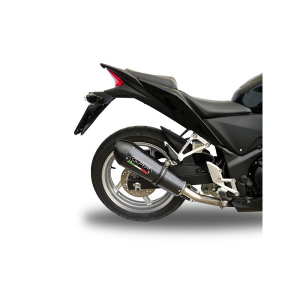 Глушник G.P.R Gpe Ann. Poppy Slip-On, Нержавіюча сталь - Honda CBR 250 R 10-14