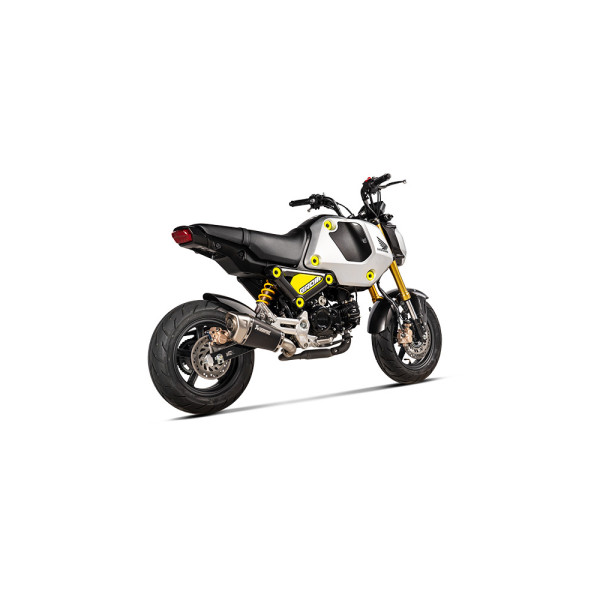 Глушник мотоцикловий Slip-On Line Akrapović для Honda MSX 125 Grom (21-) титан