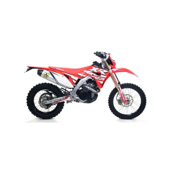 Глушник Arrow з каталізатором - Honda CRF 450 L / XR 19-20 Race-Tech, Алюміній + Вуглецеве волокно
