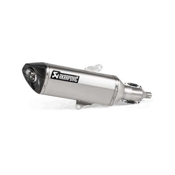 Випускний глушник Akrapović для Honda Forza 300 18-20, Forza 250 18-20 Slip-On Line, Нержавіюча сталь + Вуглецеве волокно
