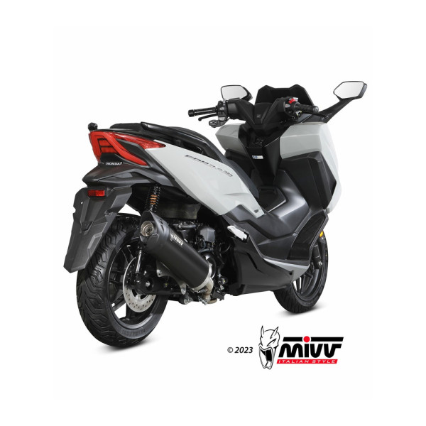 Глушник мотоцикловий Slip-On (Mover) MIVV для Honda Forza 350 / ADV 350 / SH 350 (22-) чорний