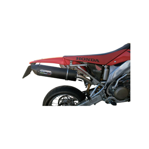 Глушник G.P.R Furore Nero Slip-On, Чорний Алюміній - Honda CRF 450 R/E 06-08