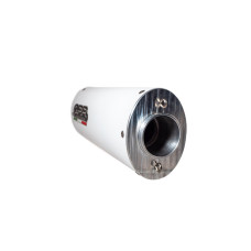 Глушник G.P.R Albus Ceramic Slip-On, Aluminium-White Glossy - Honda CRF 450 R/E 06-08