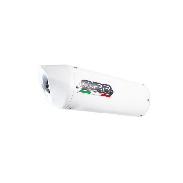 Глушник G.P.R Albus Ceramic Slip-On, Aluminium-White Glossy - Honda CRF 450 R/E 06-08