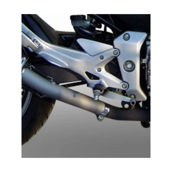Глушник G.P.R Furore Nero Slip-On, Чорний Алюміній - Honda CBF 500 04-07
