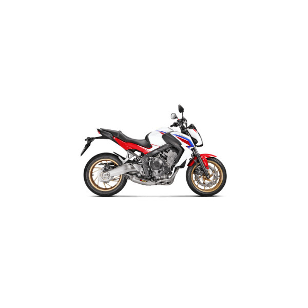 Повний вихлопний комплект Akrapović для Honda CB 650 F 14-16, CBR 650 F 14-16 Slip-On Line, Титан