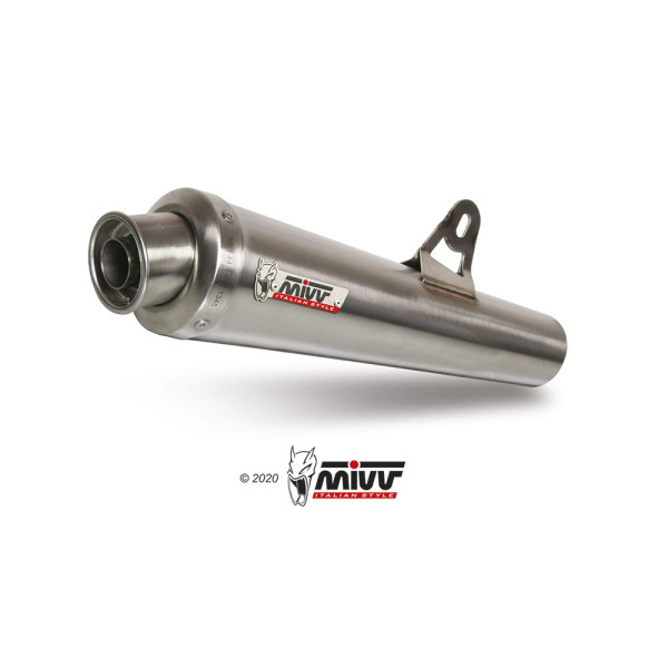Глушник мотоцикловий Slip-On (X-Cone) MIVV для Honda Hornet 600 (03-06) срібний