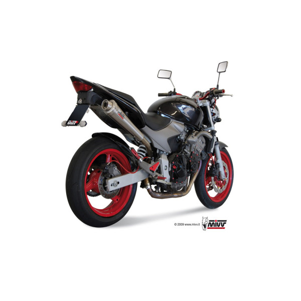 Глушник мотоцикловий Slip-On (X-Cone) MIVV для Honda Hornet 600 (03-06) срібний