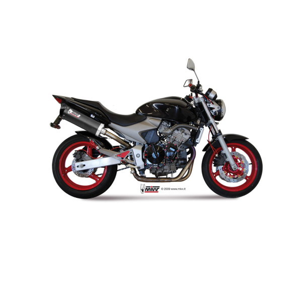 Глушник мотоцикловий Slip-On Line (Oval) MIVV для Honda Hornet 600 (03-06) carbon