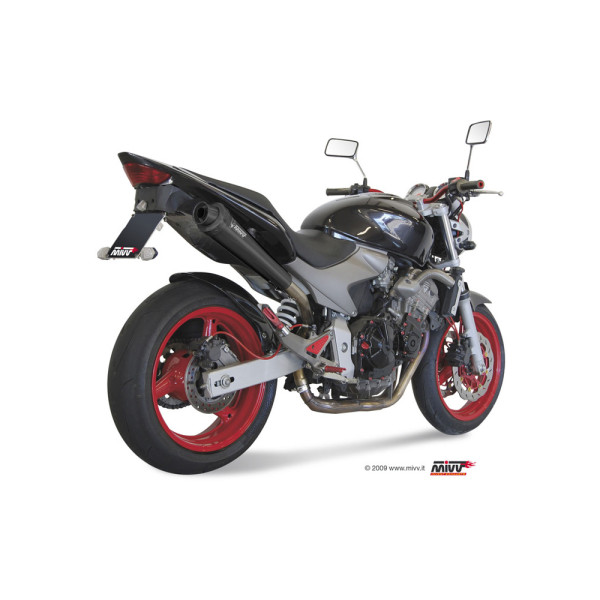 Вихлопна система Slip-On (X-Cone) MIVV для Honda Hornet 600 (03-06) чорна