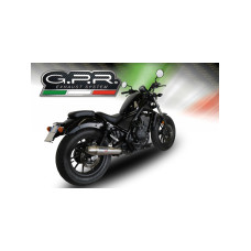 Глушник G.P.R Ultracone Slip-On, Нержавіюча сталь - Honda CMX 500 Rebel 18-20 e4