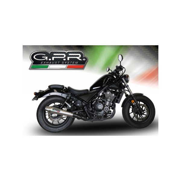 Глушник G.P.R Ultracone Slip-On, Нержавіюча сталь - Honda CMX 500 Rebel 18-20 e4