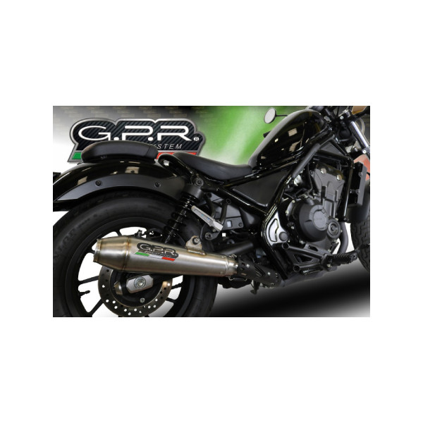 Глушник G.P.R Ultracone Slip-On, Нержавіюча сталь - Honda CMX 500 Rebel 18-20 e4