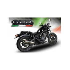Глушник G.P.R Powercone Evo Slip-On, Нержавіюча сталь - Honda CMX 500 Rebel 18-20 e4
