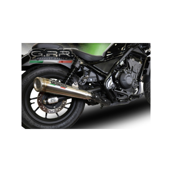 Глушник G.P.R Powercone Evo Slip-On, Нержавіюча сталь - Honda CMX 500 Rebel 18-20 e4