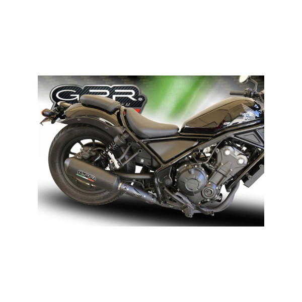 Глушник G.P.R Ghisa Slip-On, Нержавіюча сталь - Honda CMX 500 Rebel 18-20 e4
