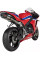 Повний вихлопний комплект Akrapović Honda CBE 600 RR (20) титановий без гомологації