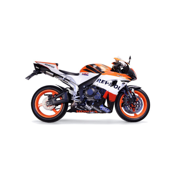Глушник G.P.R Tiburon Titanium Racing Slip-On, Titanium - Honda CBR 600 RR 05-06
