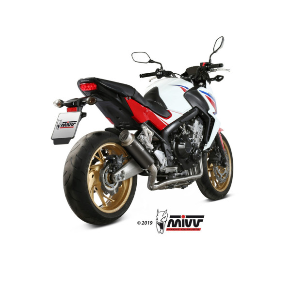 Повний вихлопний комплект (GP Pro) MIVV для Honda CB 650 F (14-18) чорний