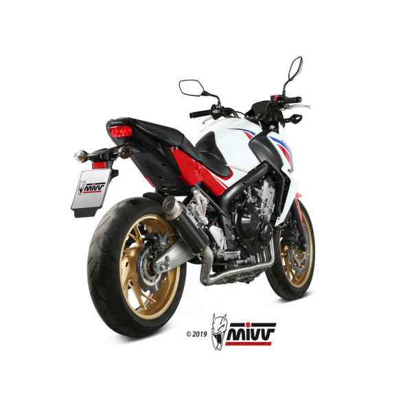 Повний вихлопний комплект (GP Pro) MIVV для Honda CB 650 F (14-18) карбон