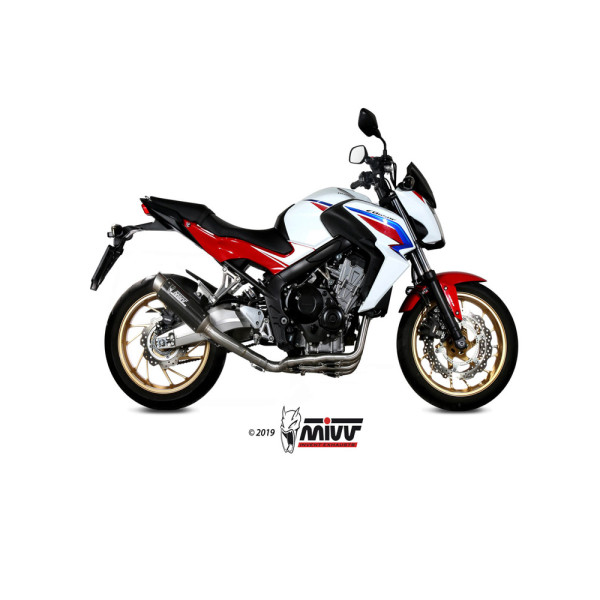 Повний вихлопний комплект (GP Pro) MIVV для Honda CB 650 F (14-18) карбон
