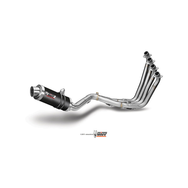 Повний вихлопний комплект (GP) MIVV для Honda CB 650 F (14-18) карбон