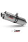 Глушник мотоцикловий Slip-On Line (Oval) MIVV для Honda XLV 650 Transalp (00-04) срібний