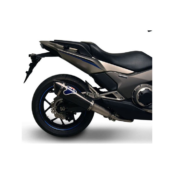Вихлопна система Termignoni Slip-On для Honda NC 700 S/ X (12-14)/ 750 S/ X/ D (14-18) нержавіюча сталь, вуглецеве волокно