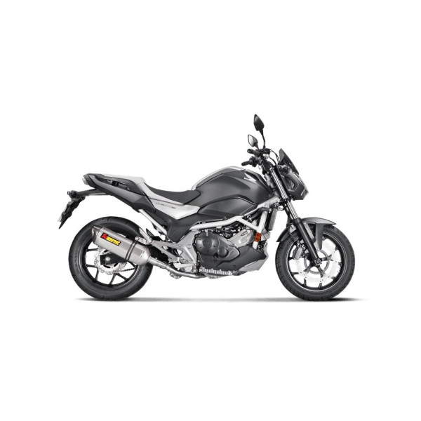Глушник мотоцикловий Akrapovič Slip-On Line Honda Integra (12-20)/ NC 700 S/ 750 S (12-20)/ NC 700 X/ 750 X (12-20) титан