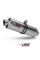 Глушники мотоциклов Slip-On Line (Oval) MIVV для Honda Hornet 900 (02-06) срібні
