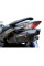 Подвійний глушник (вертикальний) G.P.R Furore Nero Slip-On, Чорний алюміній - Honda VFR 800 V-Tec 02-13