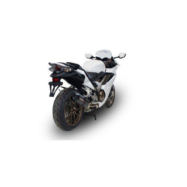 Глушник G.P.R Furore Evo4 Nero Slip-On, Чорний алюміній - Honda VFR 800 F 17-20 e4