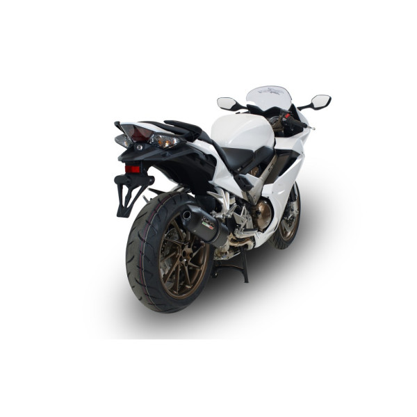 Глушник G.P.R Furore Nero Slip-On, Чорний Алюміній - Honda VFR 800 F 14-16 e3