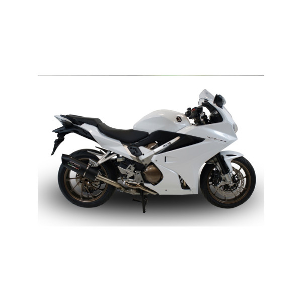 Глушник G.P.R Furore Nero Slip-On, Чорний Алюміній - Honda VFR 800 F 14-16 e3