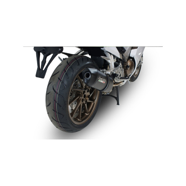 Глушник G.P.R Furore Nero Slip-On, Чорний Алюміній - Honda VFR 800 F 14-16 e3