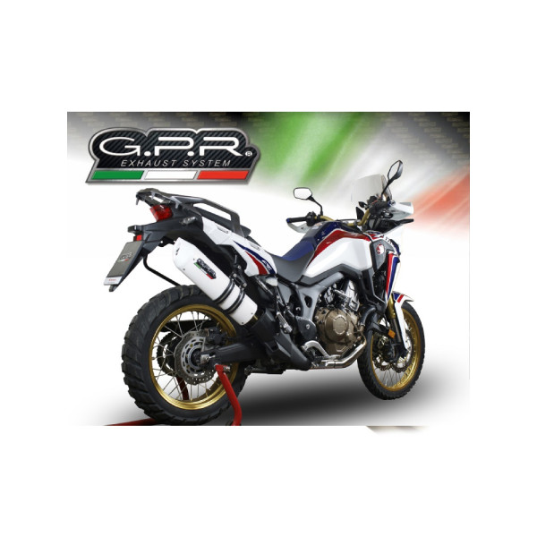 Глушник G.P.R Albus Evo4 Slip-On, Алюміній - Honda CRF 1000 L Africa Twin 18-19 e4