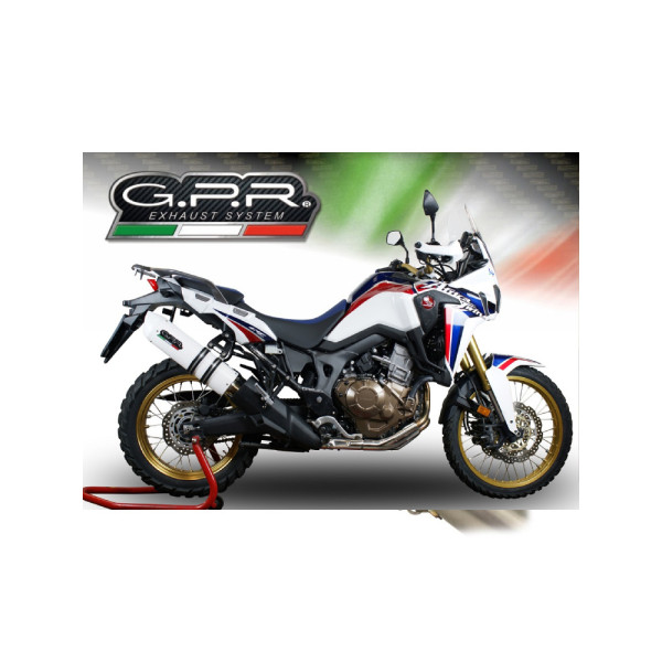 Глушник G.P.R Albus Evo4 Slip-On, Алюміній - Honda CRF 1000 L Africa Twin 18-19 e4