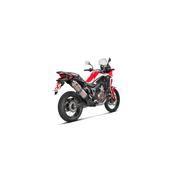 Глушник мотоцикловий Akrapovič Slip-On Line Honda CRF1000L Africa Twin (16-19) титан