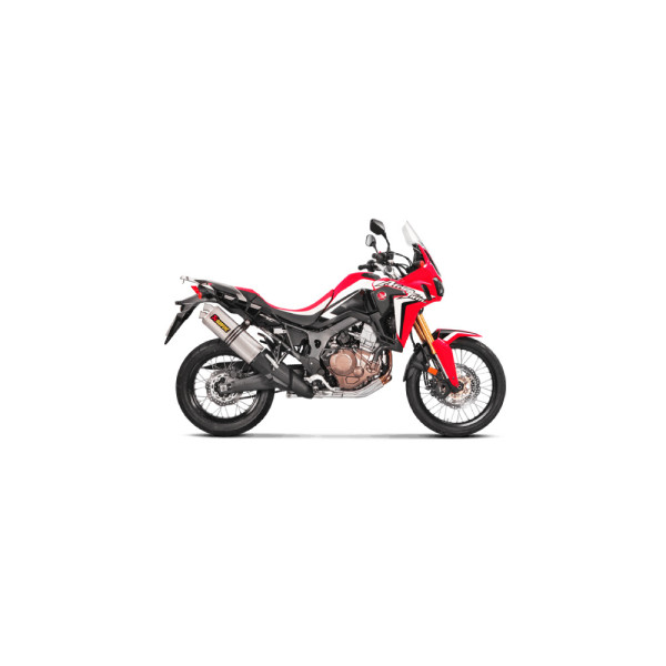 Глушник мотоцикловий Akrapovič Slip-On Line Honda CRF1000L Africa Twin (16-19) титан