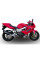 Подвійний глушник G.P.R Furore Nero Slip-On, Чорний алюміній - Honda VTR 1000 F Firestorm 97-07