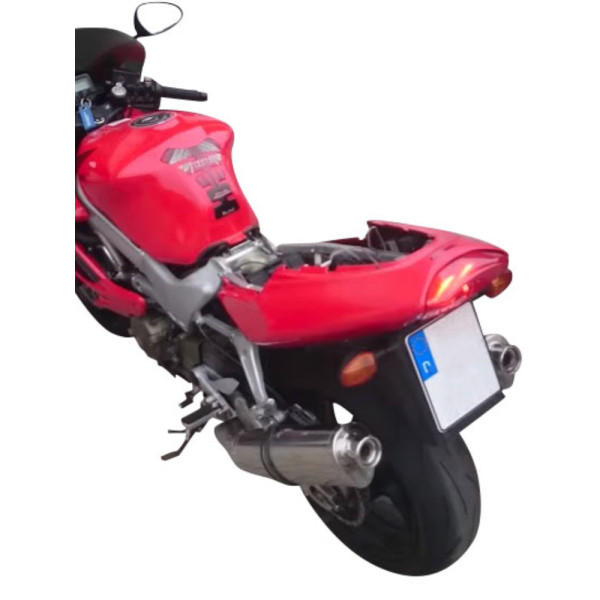 Подвійний глушник G.P.R Trioval Slip-On, Нержавіюча сталь - Honda VTR 1000 F Firestorm 97-07