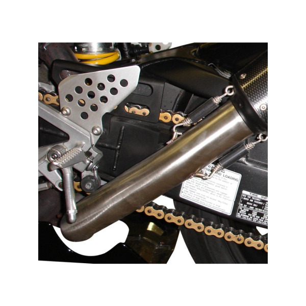 Подвійний глушник G.P.R M3 Inox Slip-On, Нержавіюча сталь - Honda VTR 1000 SP-2 02-06