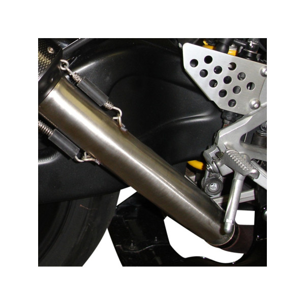 Подвійний глушник G.P.R M3 Inox Slip-On, Нержавіюча сталь - Honda VTR 1000 SP-2 02-06