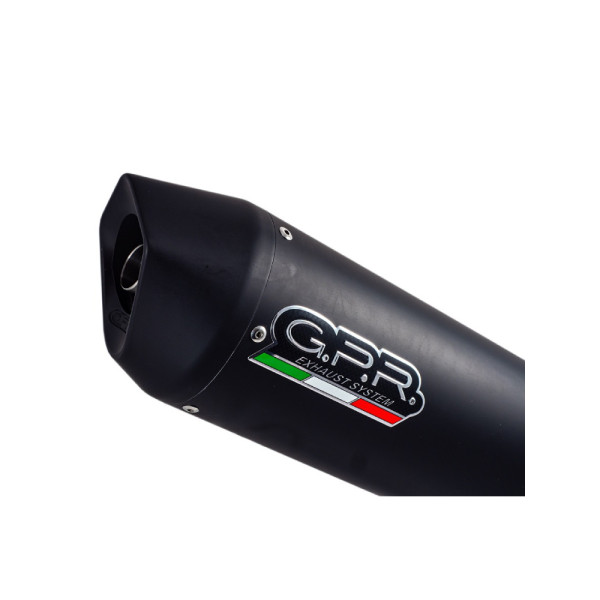 Подвійний глушник G.P.R Furore Nero Slip-On, Чорний алюміній - Honda VTR 1000 SP-2 02-06