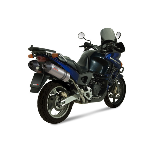 Вихлопні системи Slip-On Line (Oval) MIVV для Honda XL1000 Varadero (03-11) титанові