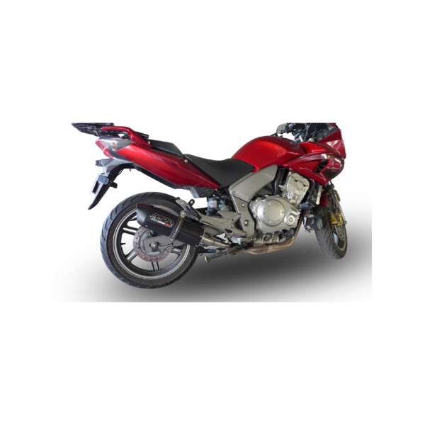Подвійний глушник G.P.R Furore Nero Slip-On, Чорний алюміній - Honda CBF 1000 06-09