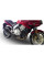 Подвійний глушник G.P.R Furore Nero Slip-On, Чорний алюміній - Honda CBF 1000 06-09