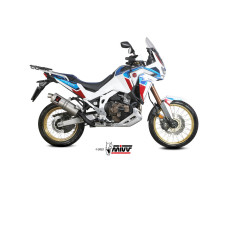 Глушник мотоцикловий Slip-On (Dakar) MIVV для Honda CRF1100L Africa Twin (20-) срібний