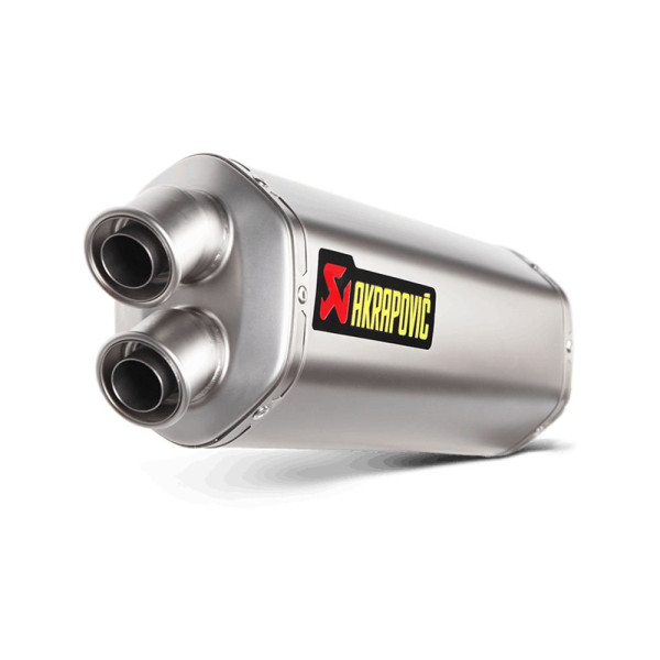 Глушник мотоцикловий Akrapović для Honda CRF1000L Africa Twin 18-19, CRF 1000 L Africa Twin Adventure Sports 18-19 Slip-On Line, Titanium